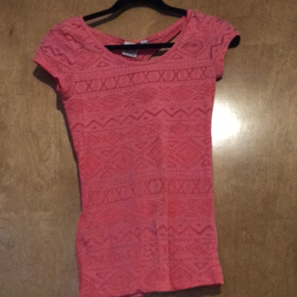 Pink multi stripped shirt